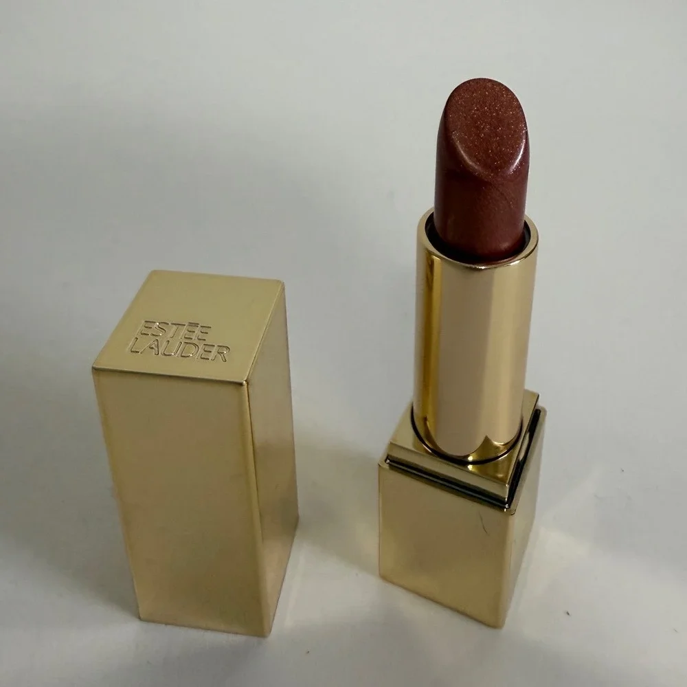 Estee Lauder Limited‎ Edition Lipstick Sultry Bronze B52 Shimmer Gold New